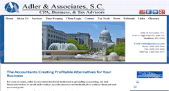 Desktop Screenshot of adlercpa.com